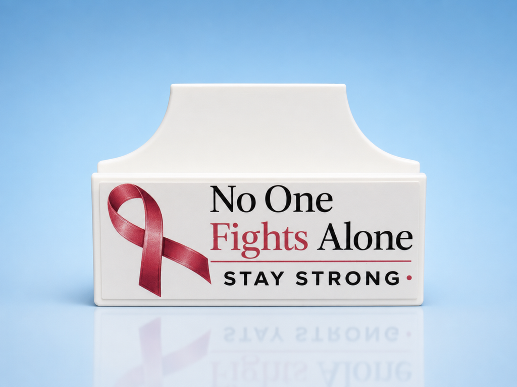 No One Fights Alone Premium Card Stand