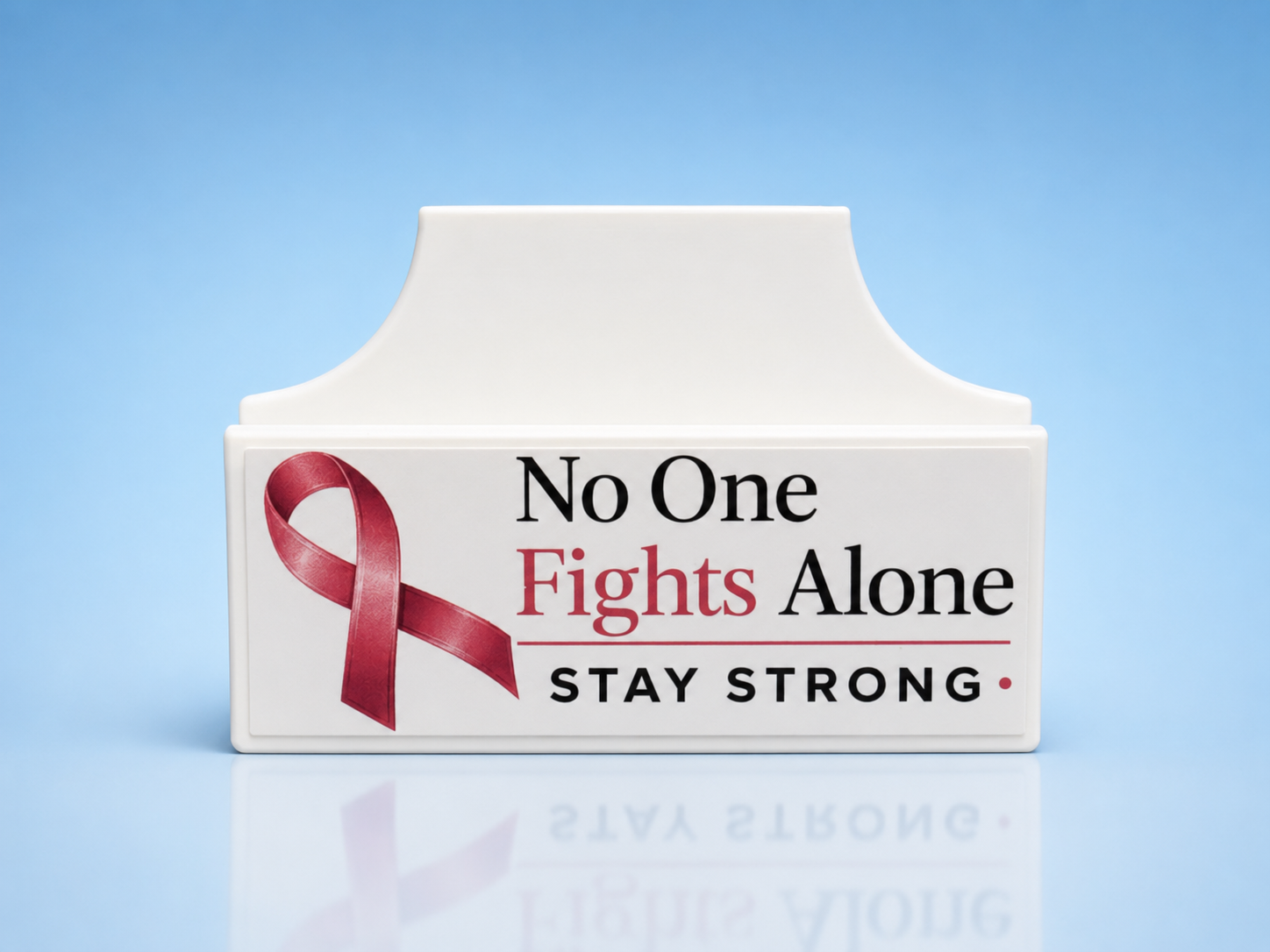 No One Fights Alone Premium Card Stand