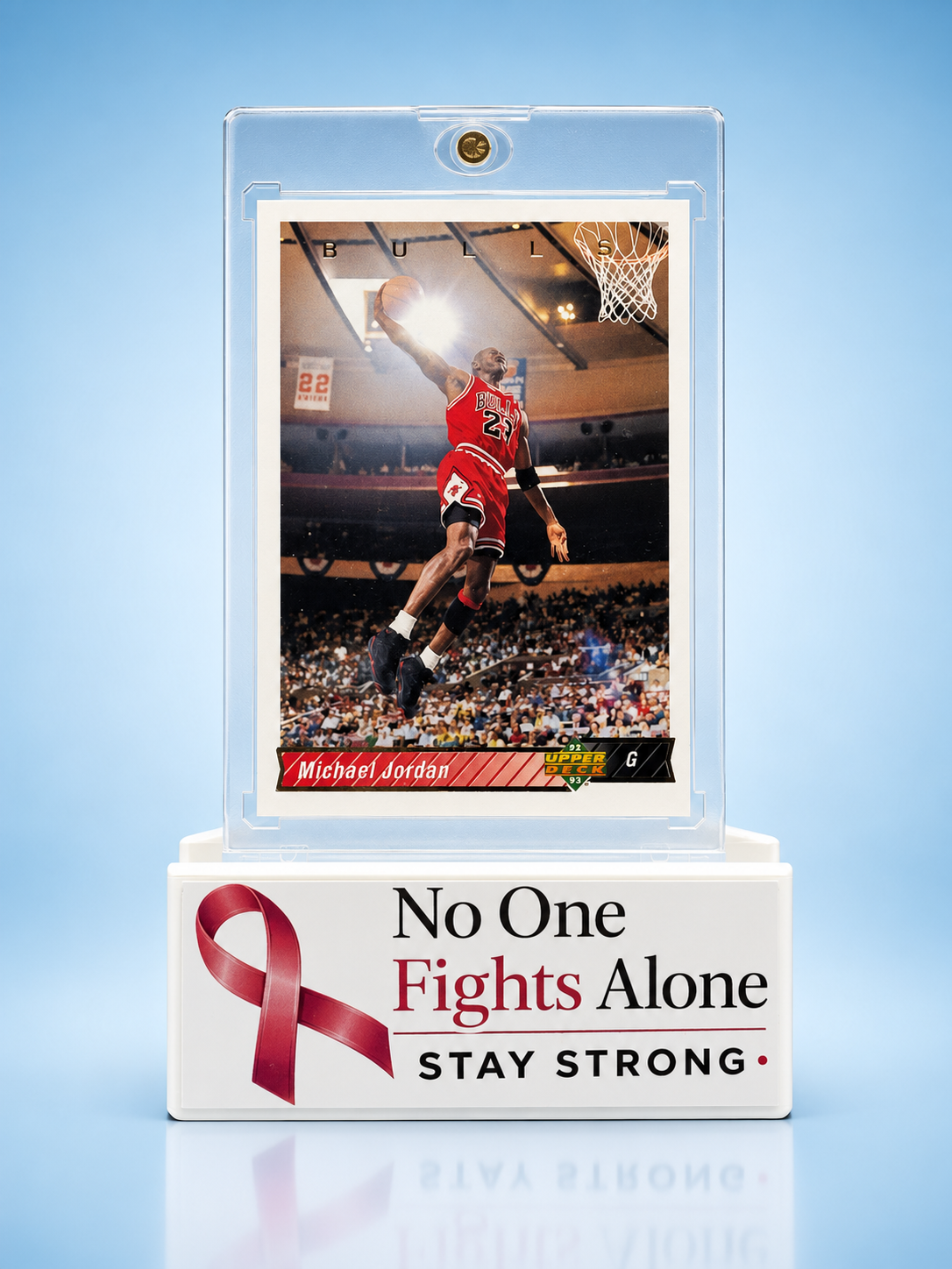 No One Fights Alone Premium Card Stand