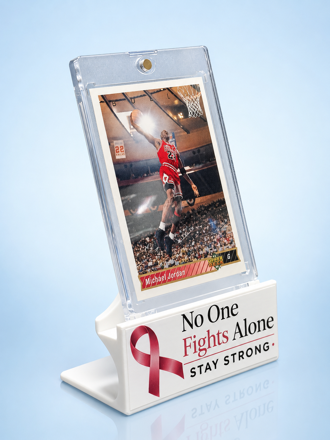 No One Fights Alone Premium Card Stand